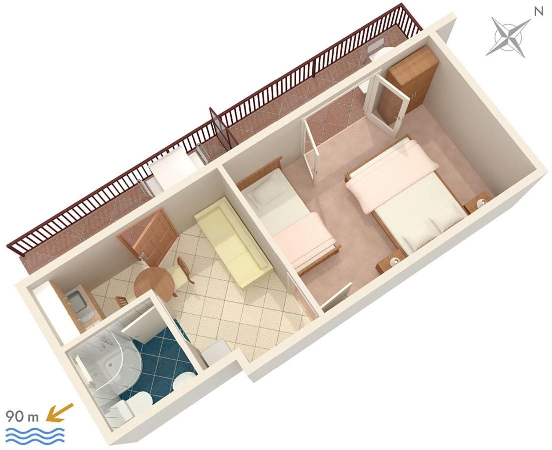 Apartment Podaca 2783C エクステリア 写真